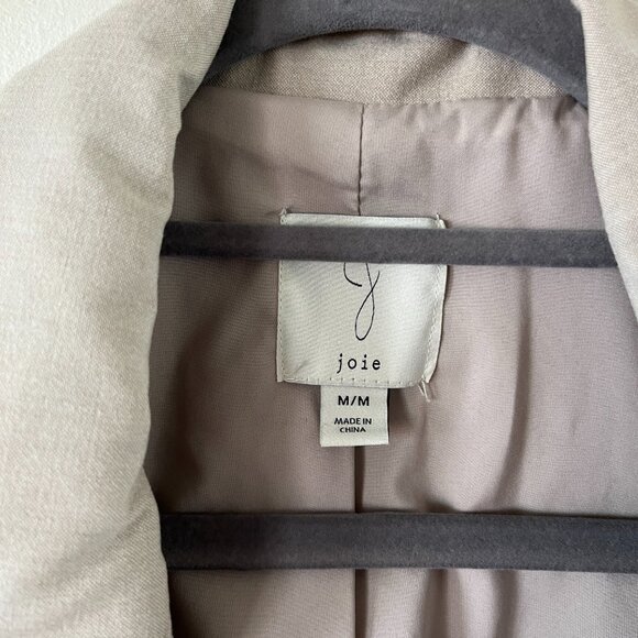 Joie Structured Linen Blazer - M - NWOT - Picture 3 of 3